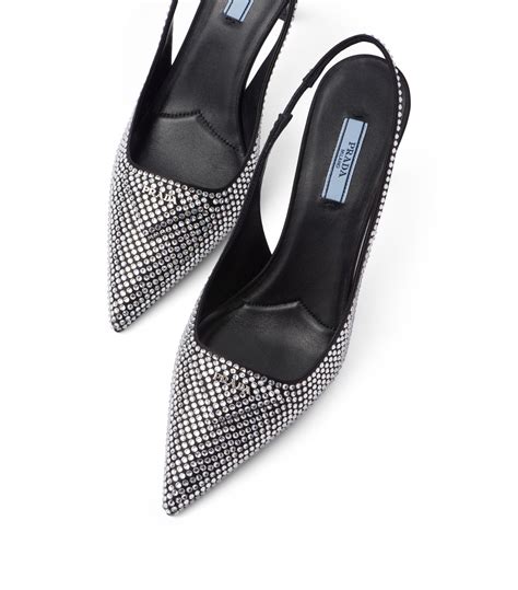 prada crystal embellished pumps|prada leather pumps sale.